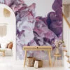 Colorful Ink in Water Wallpaper - Vibrant Liquid Wall Covering for Eye-catching Interior