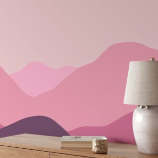 Minimalist Soyut Dağlar Duvar Kağıdı Manzara Duvar Kağıtları