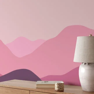 Minimalist Soyut Dağlar Duvar Kağıdı Manzara Duvar Kağıtları