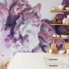 Colorful Ink in Water Wallpaper - Vibrant Liquid Wall Covering for Eye-catching Interior