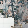 Mix Colored Stone Marble Wallpaper, Peel & Stick Self Adhesive Mural for a Bold and Modern Look