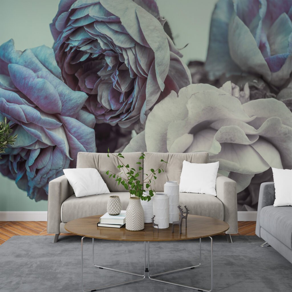 Büyük Papatya Çiçekleri Duvar Kağıdı, Etkileyici Bir Duvar Dekoru için 3D Duvar Posteri Çiçekli Duvar Kağıtları 7