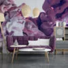 Colorful Ink in Water Wallpaper - Vibrant Liquid Wall Covering for Eye-catching Interior