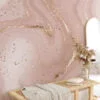 Bej Rose Gold Mermer Duvar Kağıdı, Pembe Mermer 3D Duvar Kağıdı - Görsel 7