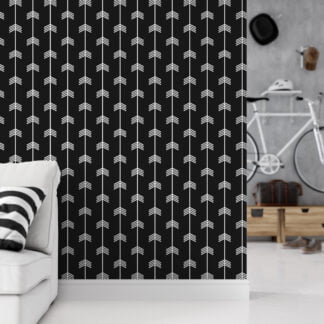 Basit Ok Deseni Duvar Kağıdı, Minimalist Oklar 3D Duvar Kağıdı Geometrik Duvar Kağıtları