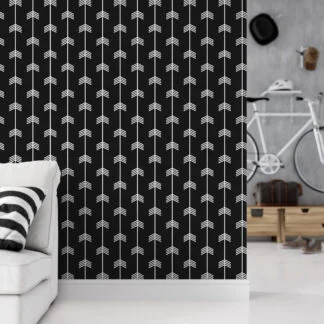 Basit Ok Deseni Duvar Kağıdı, Minimalist Oklar 3D Duvar Kağıdı Geometrik Duvar Kağıtları