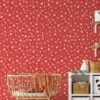 Noel Temalı Yıldızlar ve Ay Duvar Kağıdı, Tatil Yıldızları ve Kar Taneleri 3D Duvar Posteri - Görsel 4