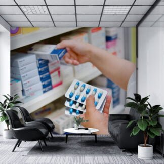 Eczane Ve İlaçlar Duvar Kağıdı Eczane Duvar Posteri Sağlık Temalı Duvar Kağıtları