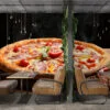 Pizza Restoran Duvar Kağıdı Yemek Duvar Posteri