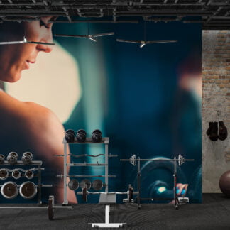 Spor Yapan Kadın Manken Duvar Kağıdı Spor Salonu Duvar Posteri Spor Temalı Duvar Kağıtları