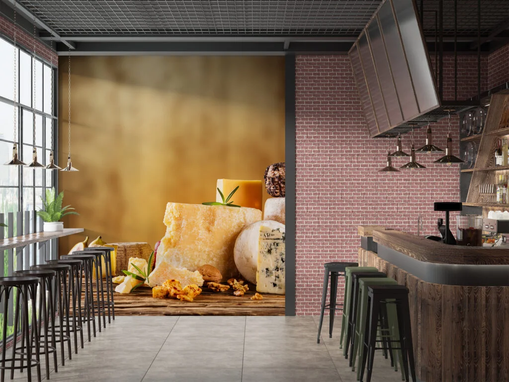 Peynir Çeşitleri Duvar Kağıdı Mandıra Peynir Duvar Posteri Cafe & Restoran & Pastane Duvar Kağıtları 4