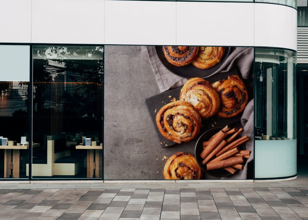 Tarçınlı Cinnabon Kruvasanı Fırın Duvar Kağıdı Tatlı Pastane Duvar Posteri Cafe & Restoran & Pastane Duvar Kağıtları 2