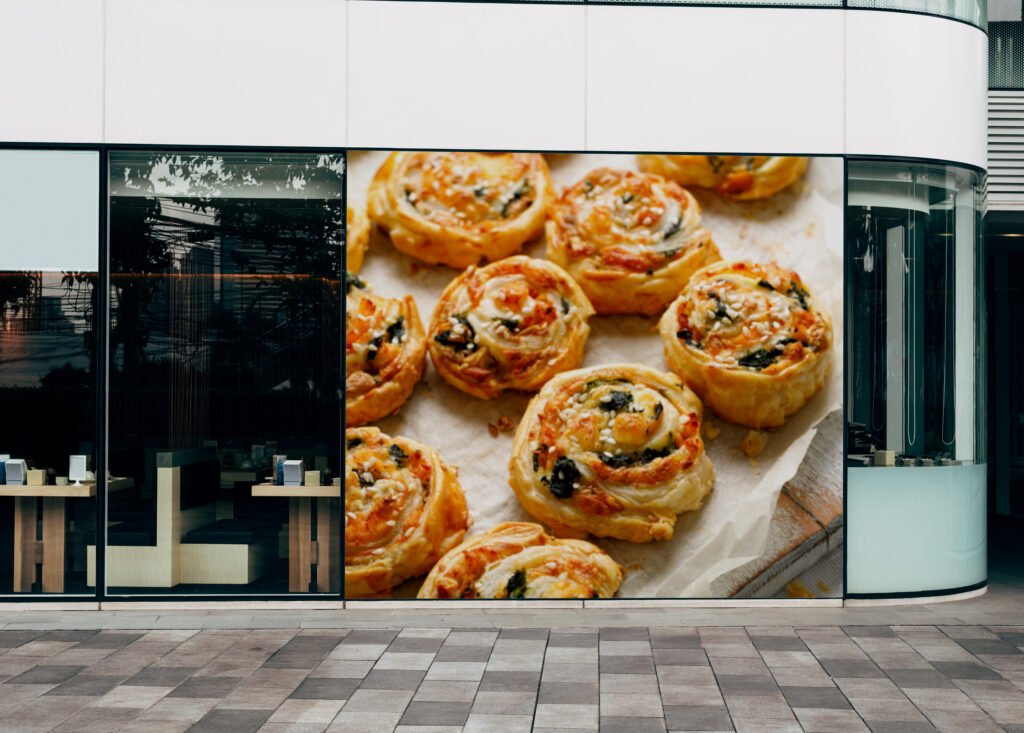 Yuvarlak Börek Fırın Duvar Kağıdı Börek Çeşitleri 3D Duvar Posteri Cafe & Restoran & Pastane Duvar Kağıtları 2