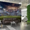 Büyük Futbol Stadı Ve Tribün Duvar Kağıdı Stadyum Duvar Posteri - Görsel 3