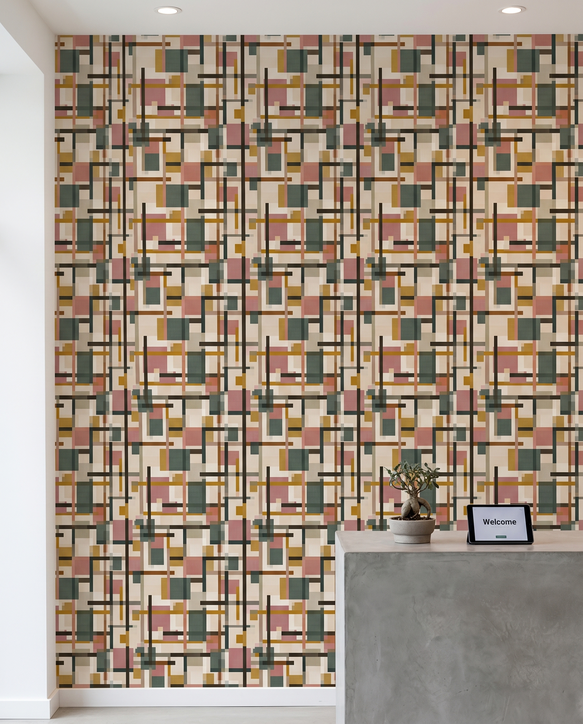 Hardal Sarısı ve Pembe Blok Desenli Modern Duvar Kağıdı, Soyut Geometrik Çizgili Duvar Posteri Doku & Desen Duvar Kağıtları 4 Hardal Sarısı ve Pembe Blok Desenli Modern Duvar Kağıdı, Soyut Geometrik Çizgili Duvar Posteri Doku & Desen Duvar Kağıtları 4