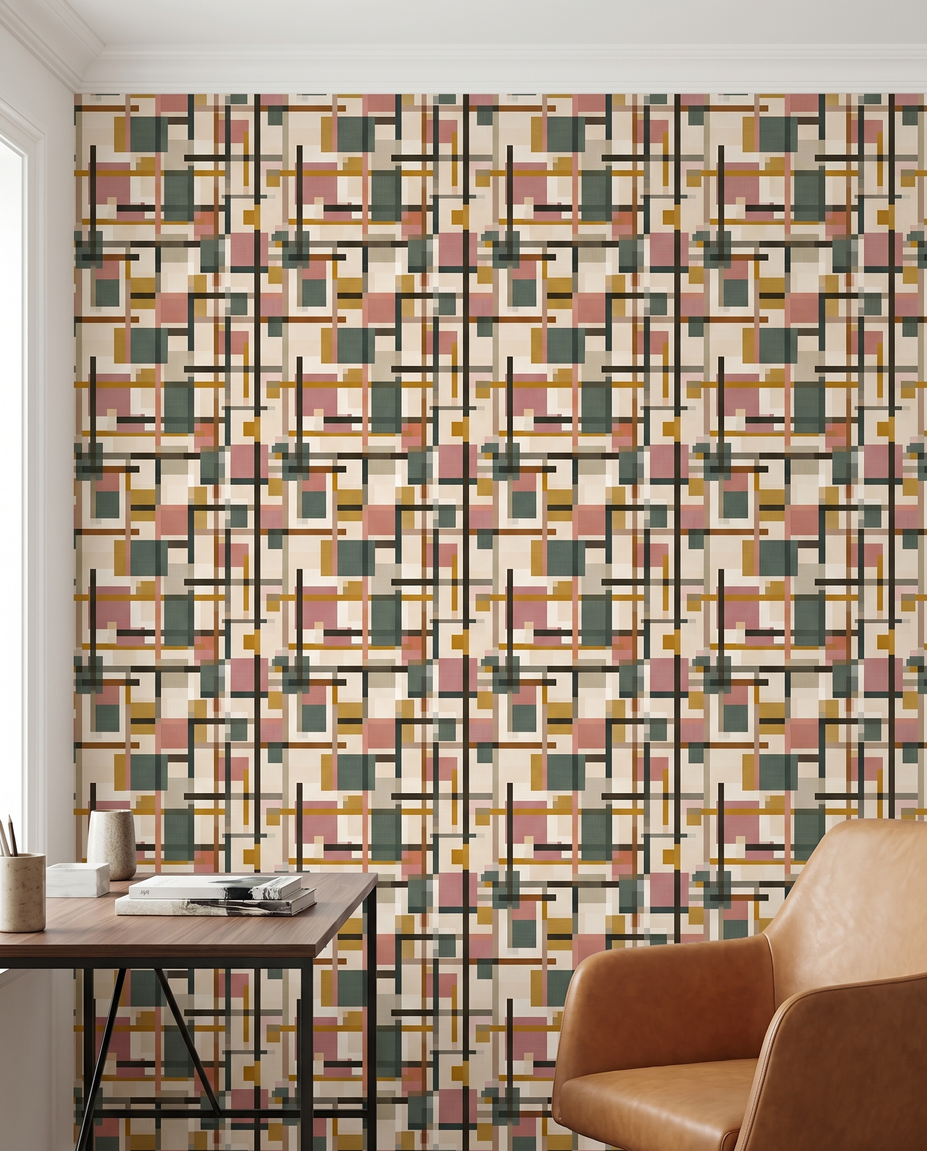 Kumaş Dokulu Geometrik Bloklar Duvar Kağıdı, Hardal Sarısı ve Yeşil Tonlu Modern Duvar Posteri Doku & Desen Duvar Kağıtları 4 Kumaş Dokulu Geometrik Bloklar Duvar Kağıdı, Hardal Sarısı ve Yeşil Tonlu Modern Duvar Posteri Doku & Desen Duvar Kağıtları 4