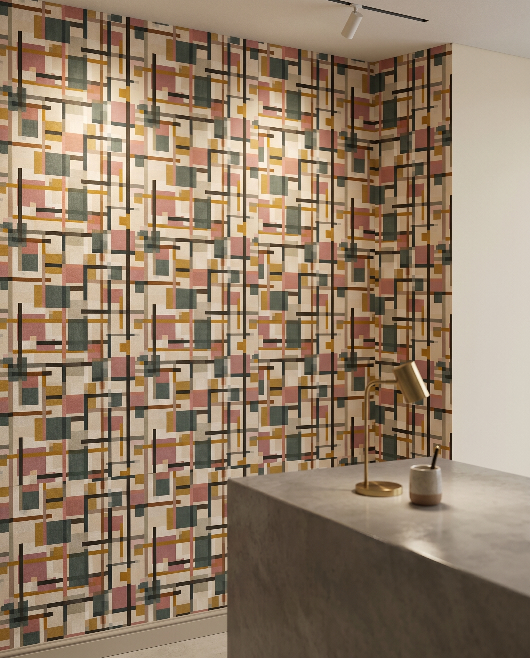 Kumaş Dokulu Geometrik Bloklar Duvar Kağıdı, Hardal Sarısı ve Yeşil Tonlu Modern Duvar Posteri Doku & Desen Duvar Kağıtları 2 Kumaş Dokulu Geometrik Bloklar Duvar Kağıdı, Hardal Sarısı ve Yeşil Tonlu Modern Duvar Posteri Doku & Desen Duvar Kağıtları 2