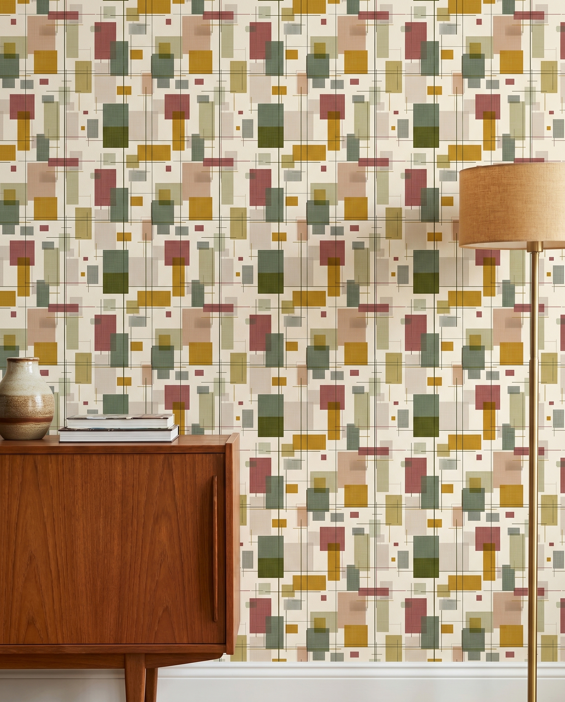 Hardal Sarısı ve Haki Yeşil Dokulu Geometrik Şekilli Duvar Kağıdı, Retro Stili Soyut Duvar Posteri Doku & Desen Duvar Kağıtları 3 Hardal Sarısı ve Haki Yeşil Dokulu Geometrik Şekilli Duvar Kağıdı, Retro Stili Soyut Duvar Posteri Doku & Desen Duvar Kağıtları 3