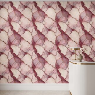 Altın Damarlı Pembe ve Bordo Mermer Desenli Duvar Kağıdı, Kintsugi Stili Soyut Duvar Posteri Cafe & Restoran & Pastane Duvar Kağıtları Altın Damarlı Pembe ve Bordo Mermer Desenli Duvar Kağıdı, Kintsugi Stili Soyut Duvar Posteri Cafe & Restoran & Pastane Duvar Kağıtları