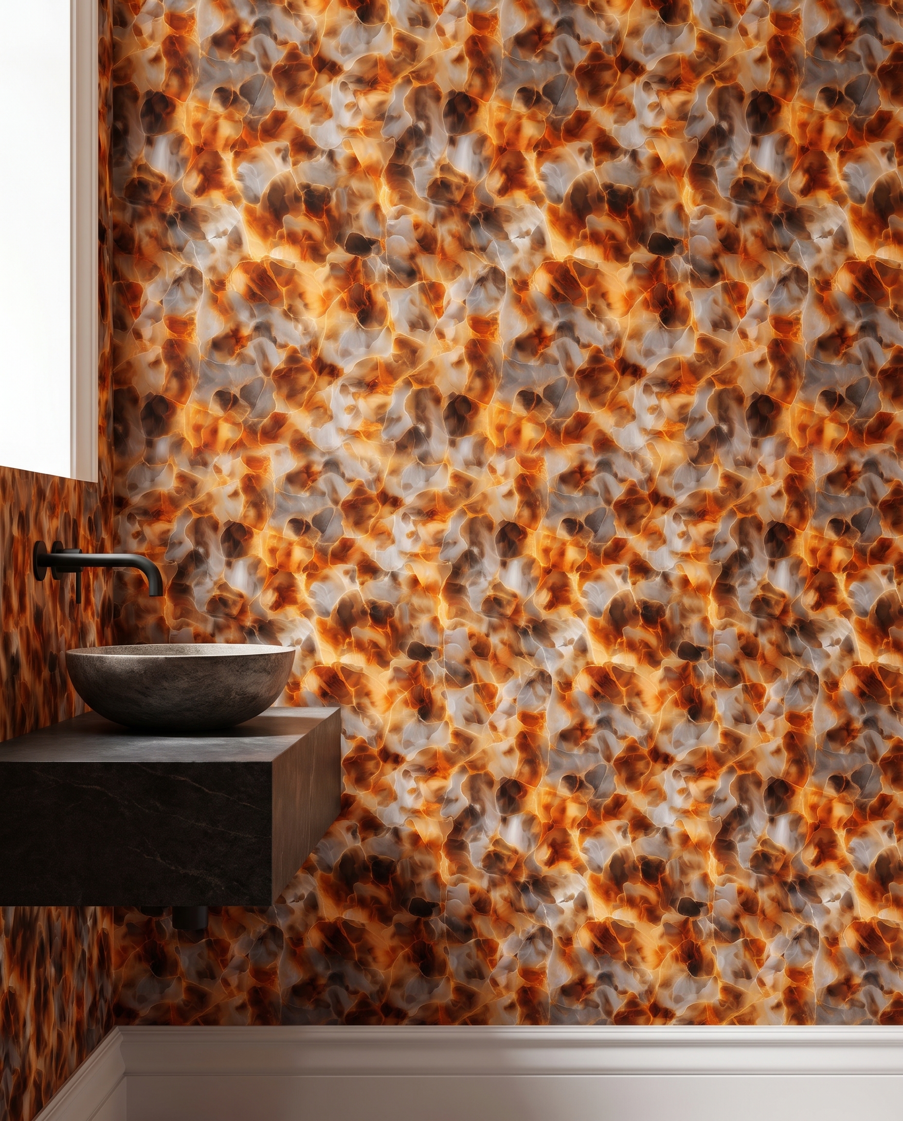 Kehribar ve Füme Tonlarda Altın Damarlı Soyut Duvar Kağıdı, Akışkan Mermer Desenli Modern Duvar Posteri Doku & Desen Duvar Kağıtları 5 Kehribar ve Füme Tonlarda Altın Damarlı Soyut Duvar Kağıdı, Akışkan Mermer Desenli Modern Duvar Posteri Doku & Desen Duvar Kağıtları 5