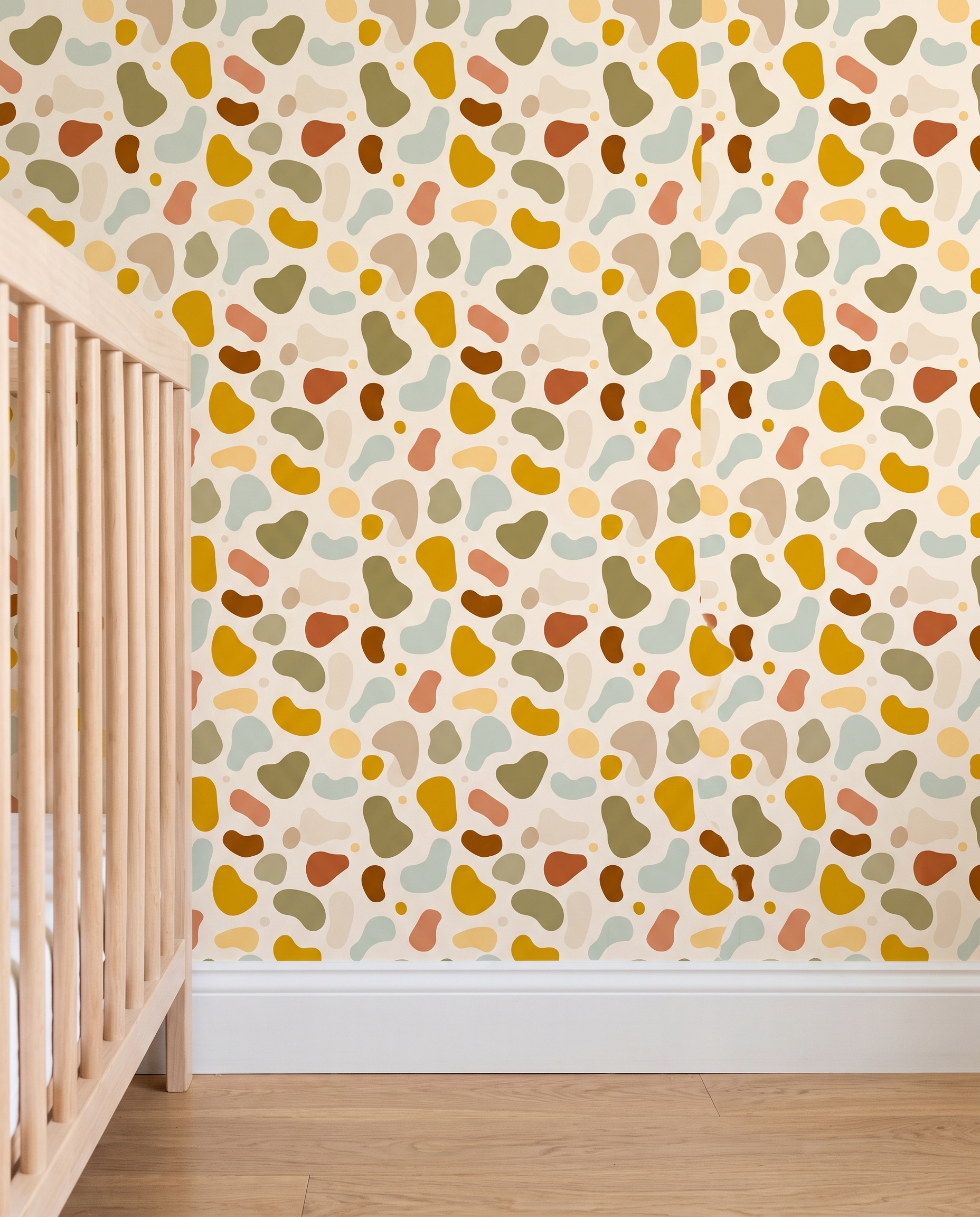 Toprak Tonlarında Soyut Organik Şekilli Duvar Kağıdı, Minimalist Desenli Çocuk Odası Duvar Posteri Bebek Odası Duvar Kağıtları 3 Toprak Tonlarında Soyut Organik Şekilli Duvar Kağıdı, Minimalist Desenli Çocuk Odası Duvar Posteri Bebek Odası Duvar Kağıtları 3