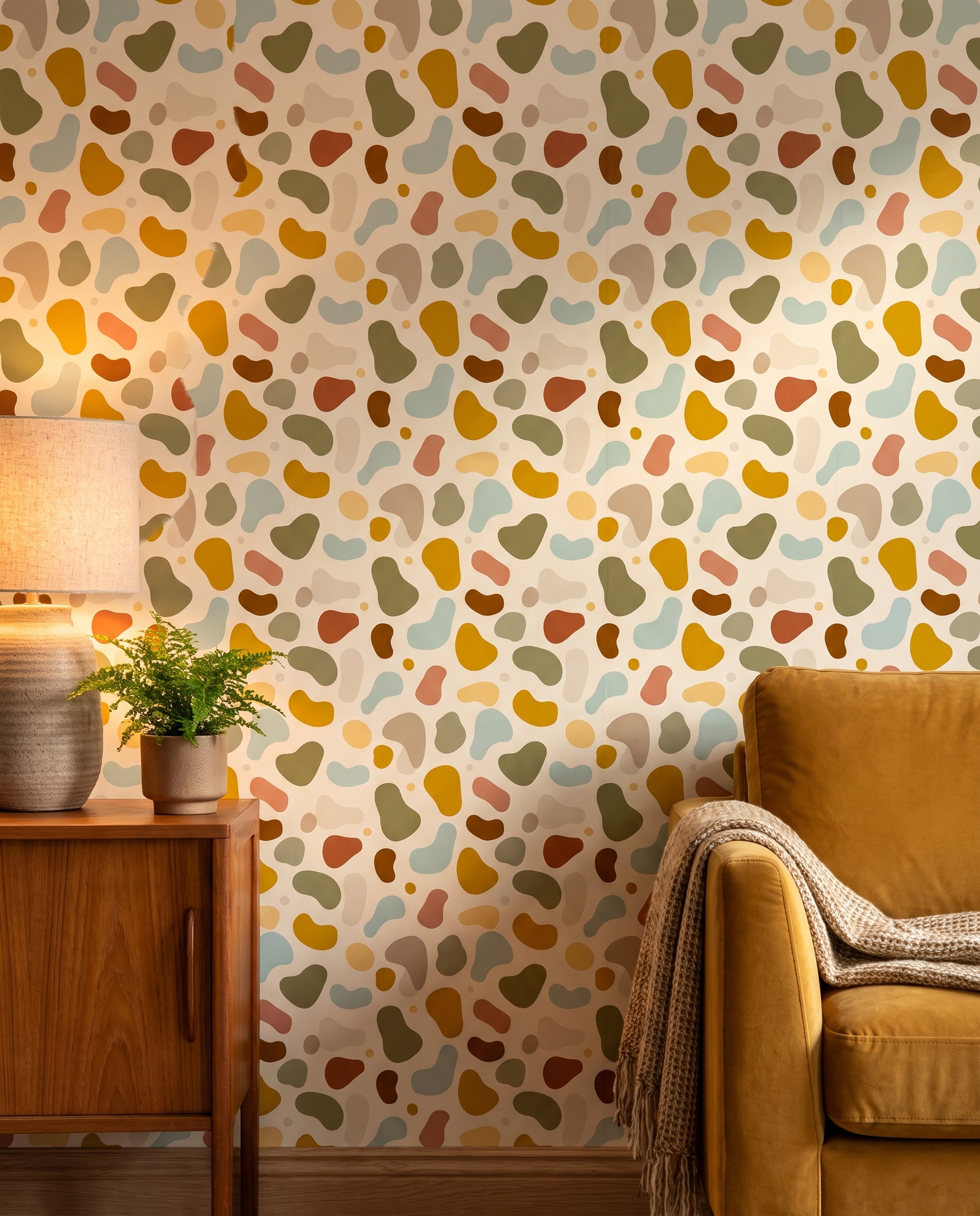 Toprak Tonlarında Soyut Organik Şekilli Duvar Kağıdı, Minimalist Desenli Çocuk Odası Duvar Posteri Bebek Odası Duvar Kağıtları 4 Toprak Tonlarında Soyut Organik Şekilli Duvar Kağıdı, Minimalist Desenli Çocuk Odası Duvar Posteri Bebek Odası Duvar Kağıtları 4