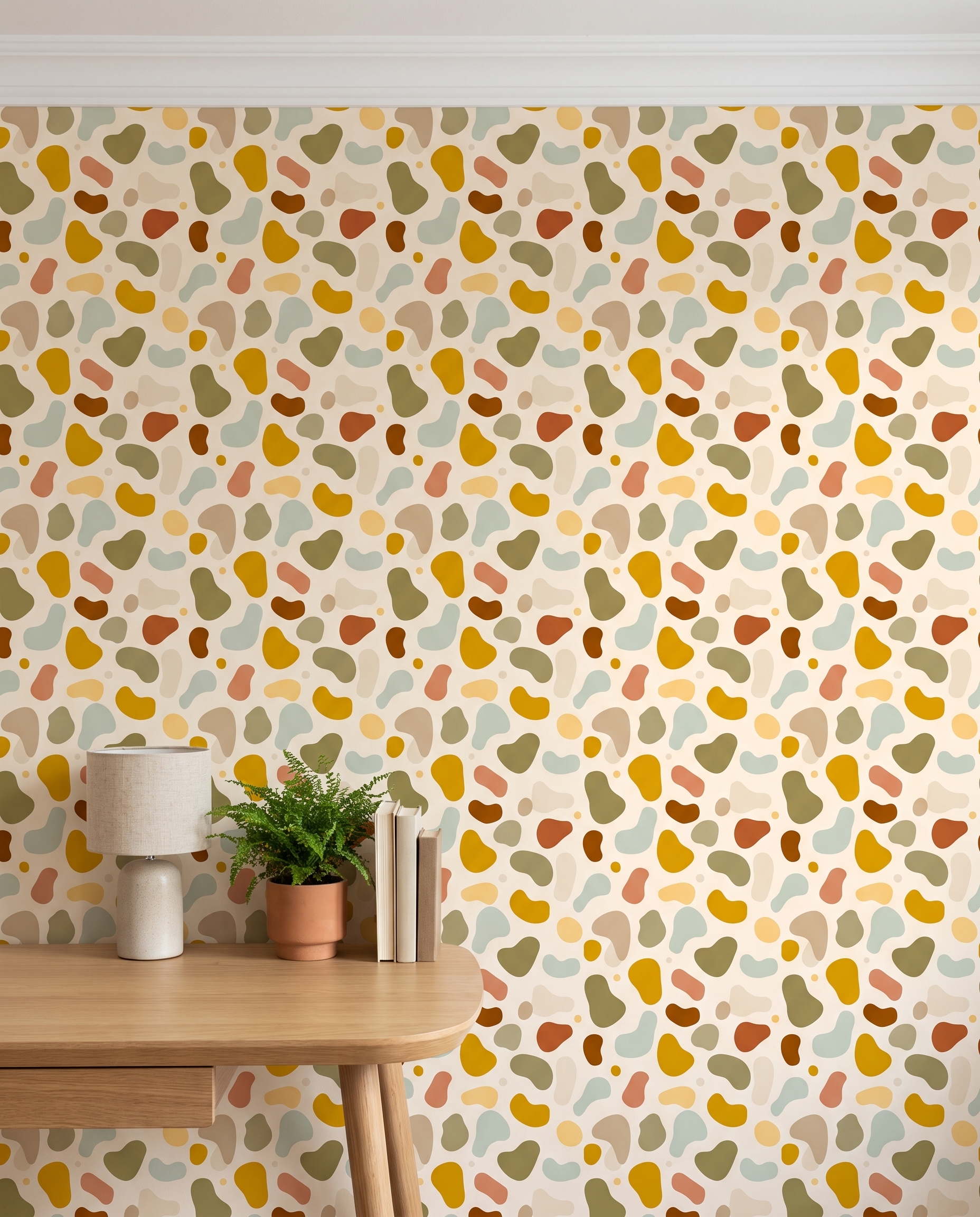 Toprak Tonlarında Soyut Organik Şekilli Duvar Kağıdı, Minimalist Desenli Çocuk Odası Duvar Posteri Bebek Odası Duvar Kağıtları 2 Toprak Tonlarında Soyut Organik Şekilli Duvar Kağıdı, Minimalist Desenli Çocuk Odası Duvar Posteri Bebek Odası Duvar Kağıtları 2